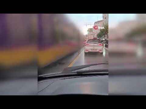 Güngören'de tramvay kazası Güngören'de tramvay kazası
