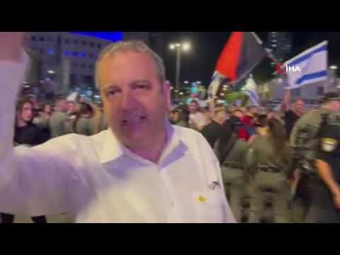 Tel Aviv’de 120 bin kişilik hükümet karşıtı protesto Tel Aviv’de 120 bin kişilik hükümet karşıtı protesto