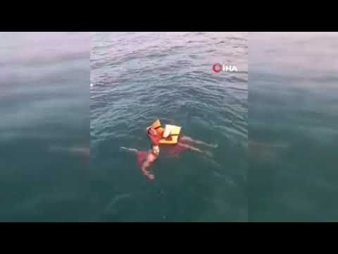 Van Gölü’nde kaybolan üçüncü şahıs sağ olarak böyle kurtarıldı