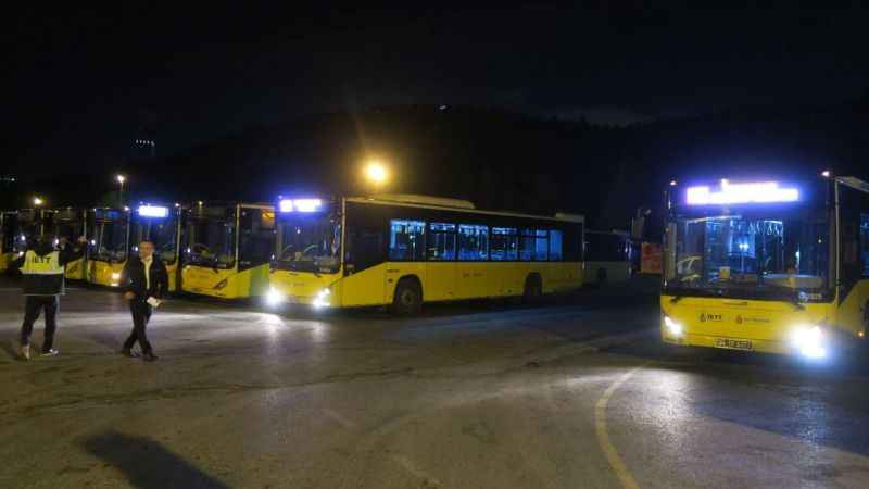 İstanbul'da gece hatlarıyla kesintisiz ulaşım İstanbul'da gece hatlarıyla kesintisiz ulaşım