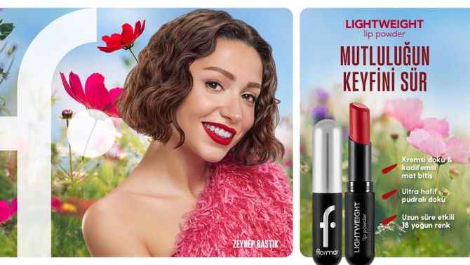 Zeynep Bastık x Yepyeni Flormar “Mutluluk Senin Rengin” Zeynep Bastık x Yepyeni Flormar “Mutluluk Senin Rengin”