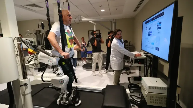 Türkiye’de ilk olan yürüme robotu ile rehabilitasyon devrimi