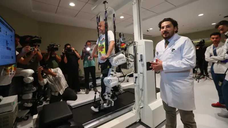 Türkiye’de ilk olan yürüme robotu ile rehabilitasyon devrimi