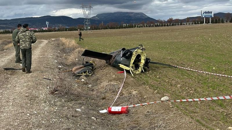 Isparta’da helikopter düştü: 6 şehit