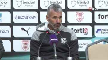 Ivo Vieira: Pozisyonlarımız da var fakat golü bulamadık