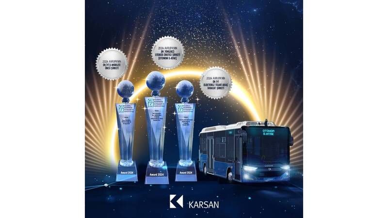 Karsan 2024 Yılının En Yenilikçi Markası seçildi Karsan 2024 Yılının En Yenilikçi Markası seçildi