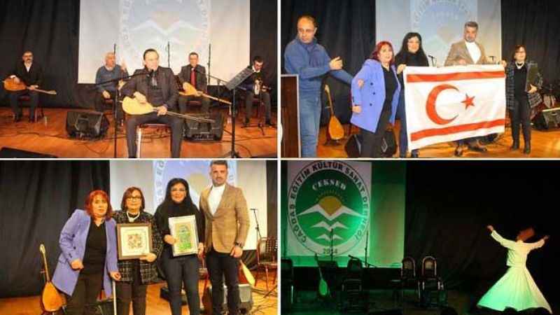 Kartal'da coşkulu müzik ve şiir dinletisi