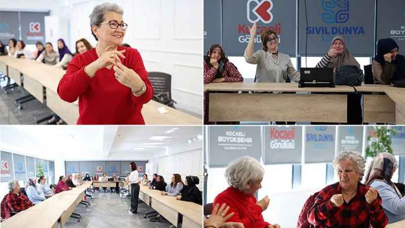 Kocaeli'de işaret dili kursları sessizlerin sesi oluyor Kocaeli'de işaret dili kursları sessizlerin sesi oluyor