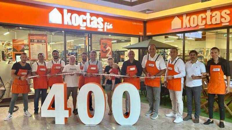 Koçtaş 400. mağazasını hizmete açtı Koçtaş 400. mağazasını hizmete açtı