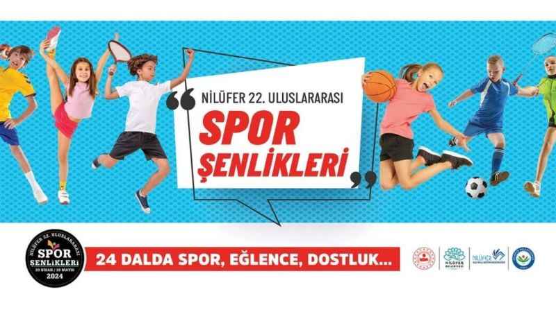 Nilüfer 22. Uluslararası Spor Şenlikleri gün sayıyor Nilüfer 22. Uluslararası Spor Şenlikleri gün sayıyor