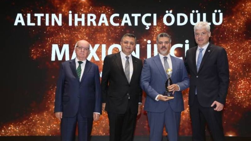 Maxion Jantaş ve Maxion İnci’ye Altın İhracat Ödülü
