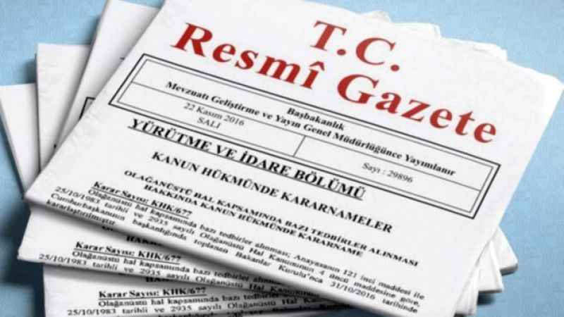 Cumhurbaşkanlığı tarafından yapılan atamalar Resmi Gazete’de
