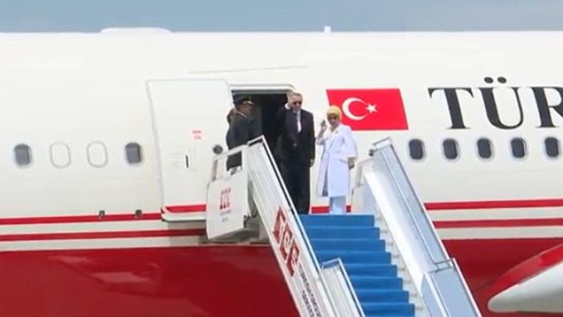 Cumhurbaşkanı Erdoğan, Astana’ya gitti
