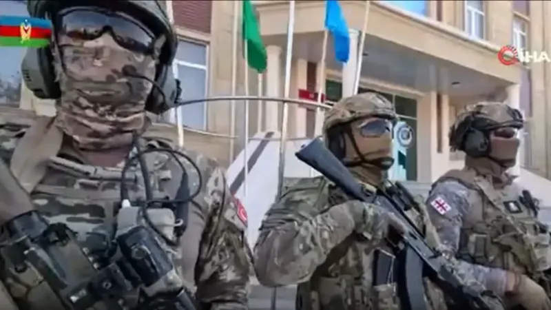 Azerbaycan, Türkiye ve Gürcistan Özel Kuvvetleri’nden ortak Kafkas Kartalı Tatbikatı