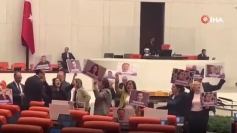TBMM’de DEM’liler ’6-8 Ekim olayları’ kararlarını protesto etti