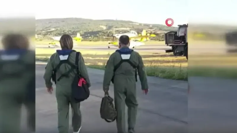 Bakan Yumaklı: “Yunanistan’da orman yangınına müdahale amacıyla 2 uçak ve 1 helikopterimiz sabah saatlerinde havalandı”