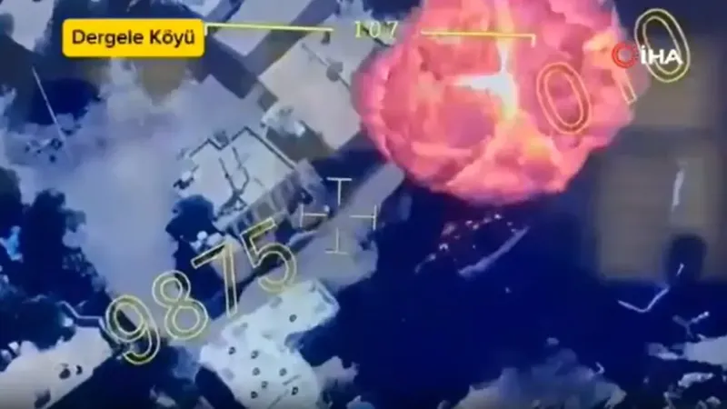 PKK’lı teröristler şimdi de köylerdeki mühimmat depolarını patlatıyor