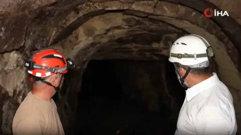 Osmanlı döneminde yapılan su tünelleri gün yüzüne çıkacak