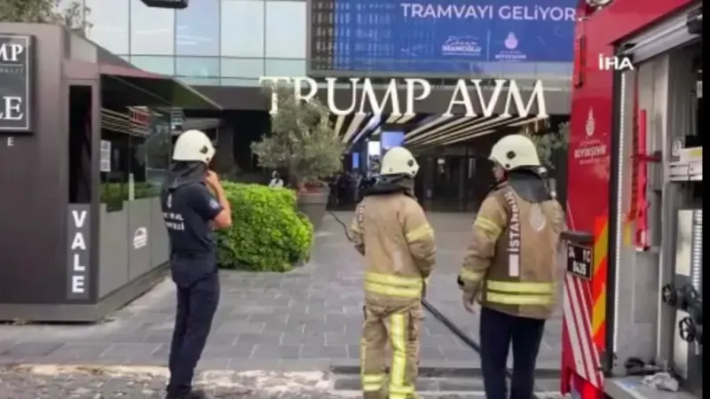 Trump Avm’de yangın paniği Trump Avm’de yangın paniği