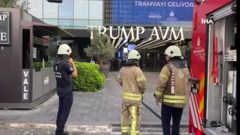 Trump Avm’de yangın paniği Trump Avm’de yangın paniği