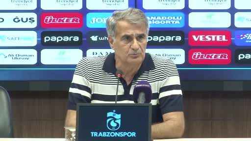 Şenol Güneş: "Kazanma hırsımızı sahaya yansıtamadık"