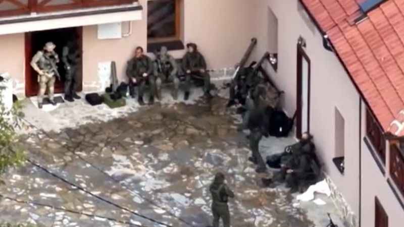 Kosova polisi, Sırp saldırganların görüntülerini paylaştı