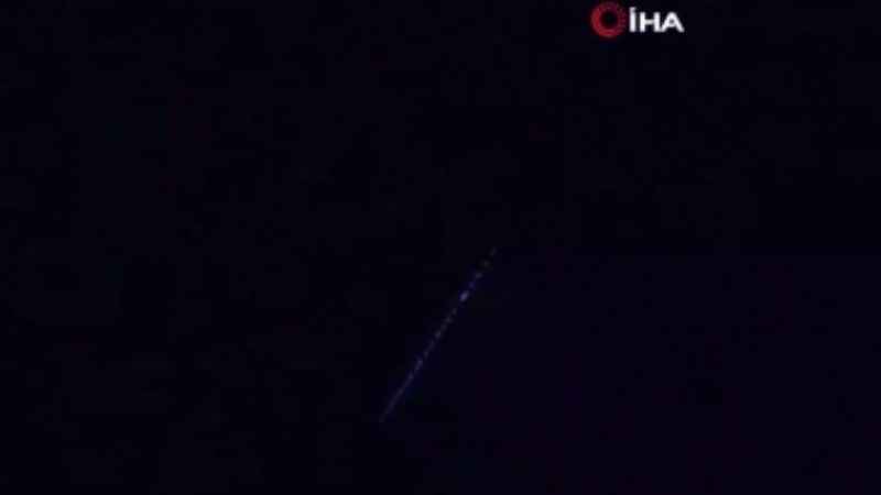 Starlink uyduları Kastamonu semalarında görüldü Starlink uyduları Kastamonu semalarında görüldü