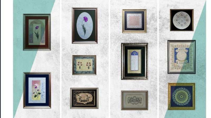 Sur Yapı Marka AVM’de hat, tezhip, ebru sergisi