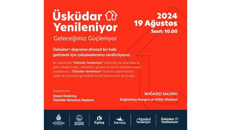 “Üsküdar yenileniyor” ile güvenli ve hızlı dönüşüm başlıyor