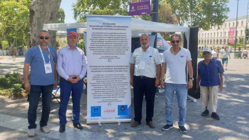 İnsan Hakları Evrensel Beyannamesi'ne caydırıcı maddeler eklenmesine yönelik imza kampanyası düzenleniyor İnsan Hakları Evrensel Beyannamesi'ne caydırıcı maddeler eklenmesine yönelik imza kampanyası düzenleniyor