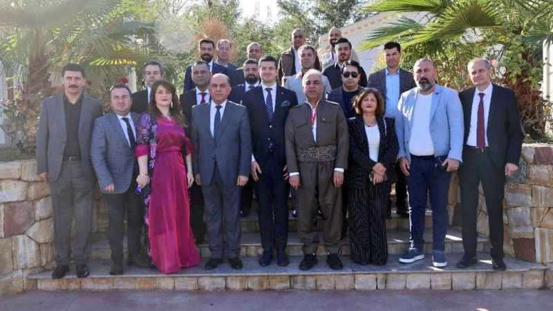 USİAD Başkanı Kılıç, Barzani Yardım Vakfı Başkanı Ahmed'i ziyaret etti USİAD Başkanı Kılıç, Barzani Yardım Vakfı Başkanı Ahmed'i ziyaret etti