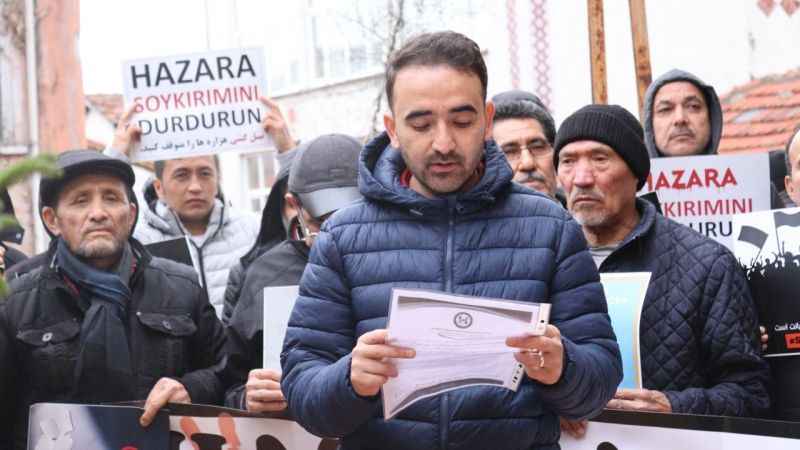 Afganistan'daki Hazara Türklerine yönelik soykırım protesto edildi