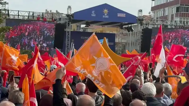 AK Parti son seçim mitingini gerçekleştirdi AK Parti son seçim mitingini gerçekleştirdi