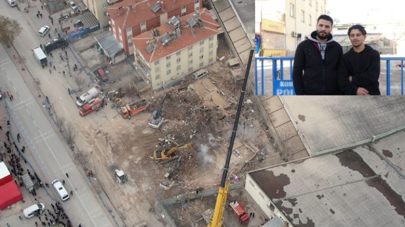 Çöken binadan son anda çıkan kardeşler: "Her şeyimizi kaybettik ama çok şükür sağlığımız var"