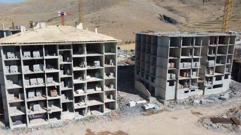 Malatya’da kalıcı konutlar hızla yükseliyor