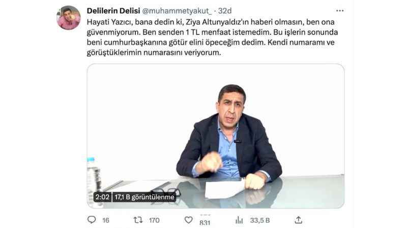ZİYA ALTUNYALDIZ KİMDİR? Ziya Altun Yaldız Kim, Ne İş Yapar? Ziya Altunyaldız Neden Gündem Oldu? ZİYA ALTUNYALDIZ KİMDİR? Ziya Altun Yaldız Kim, Ne İş Yapar? Ziya Altunyaldız Neden Gündem Oldu?