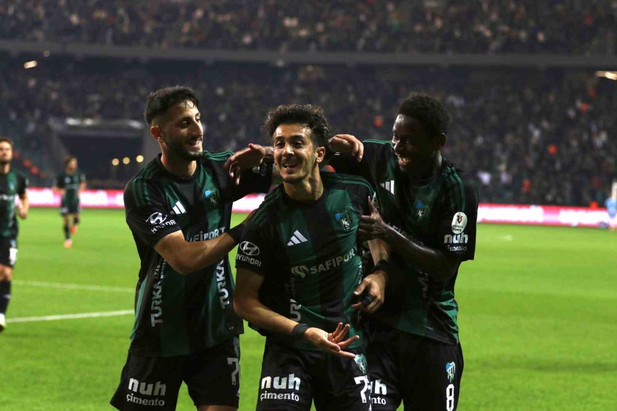 Kocaelispor son üç maçta 9 puan topladı