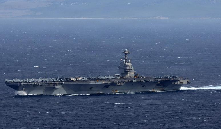 ABD'nin saldırı grubu Karayipler'e ulaştı