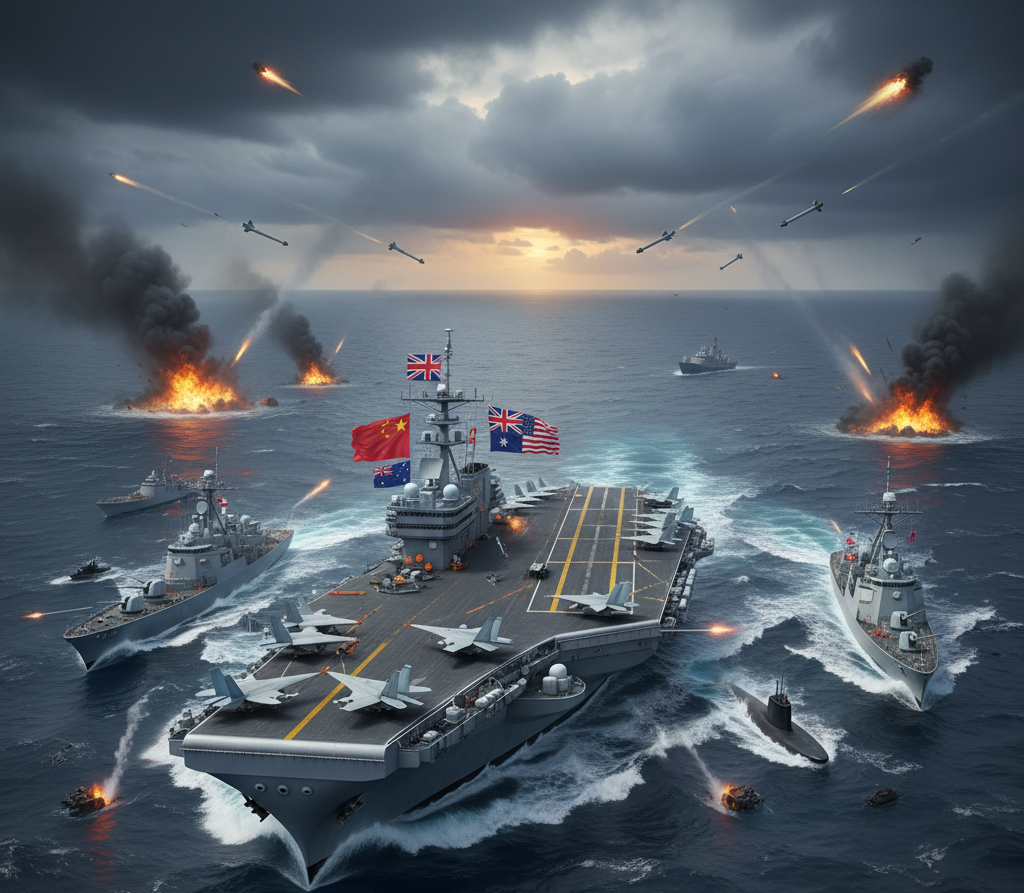 Çin Denizine Askeri Yığınak