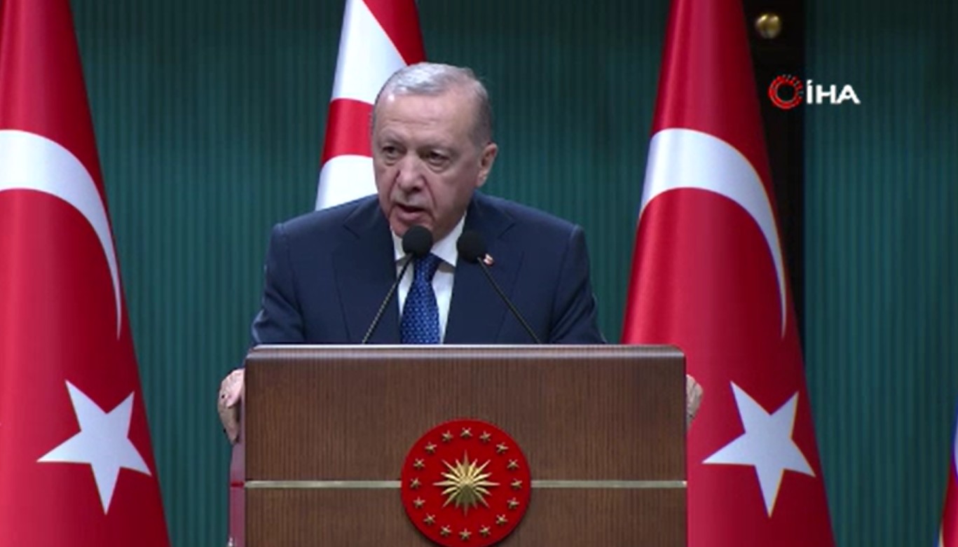 Cumhurbaşkanı Erdoğan: Kıbrıs'ta çözüm iki devletten geçiyor