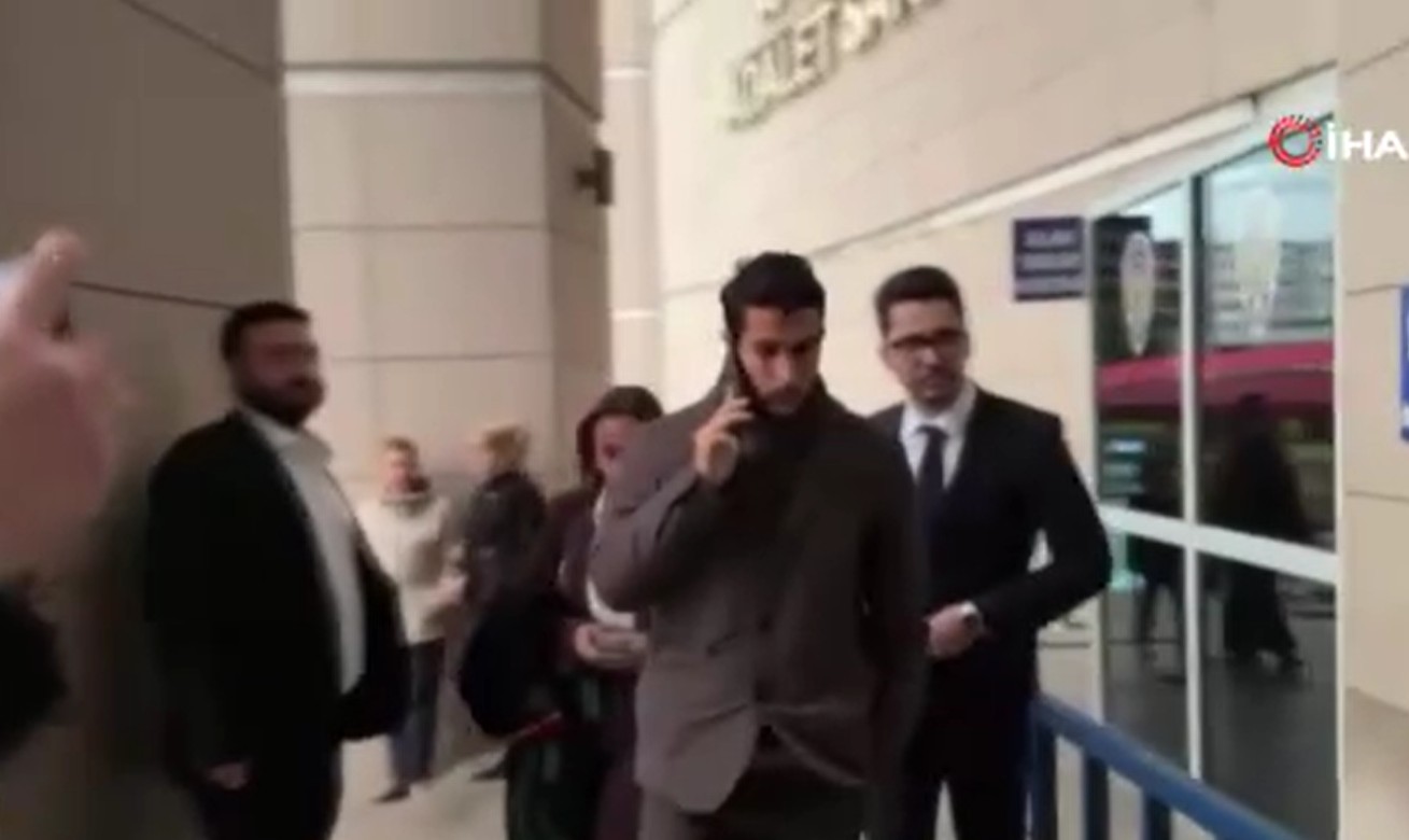 Necip Uysal, suç duyurusunda bulunmak için adliyede