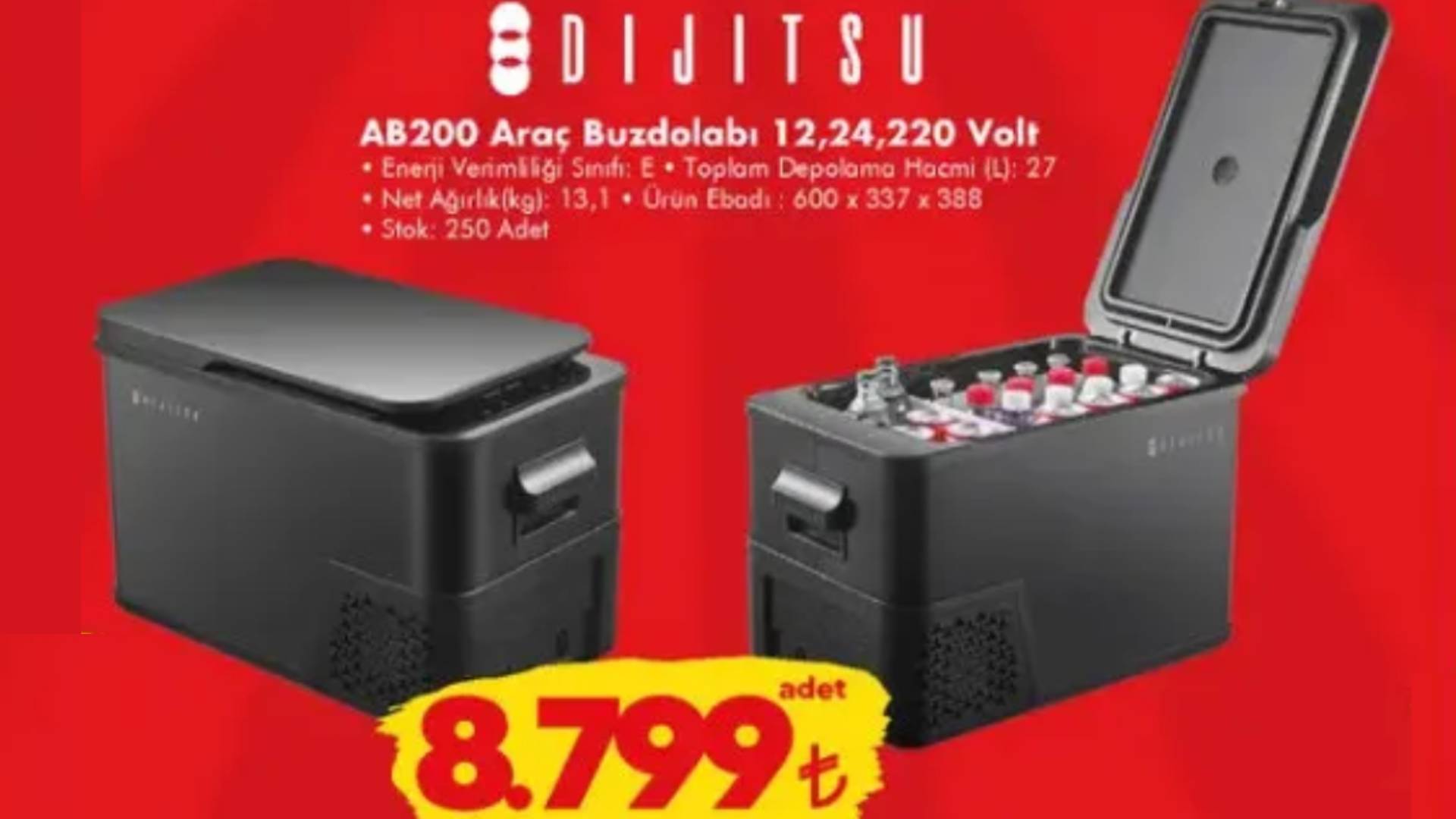 ŞOK'tan arabalar için mini buzdolabı, mini buzdolabı kaç TL ?