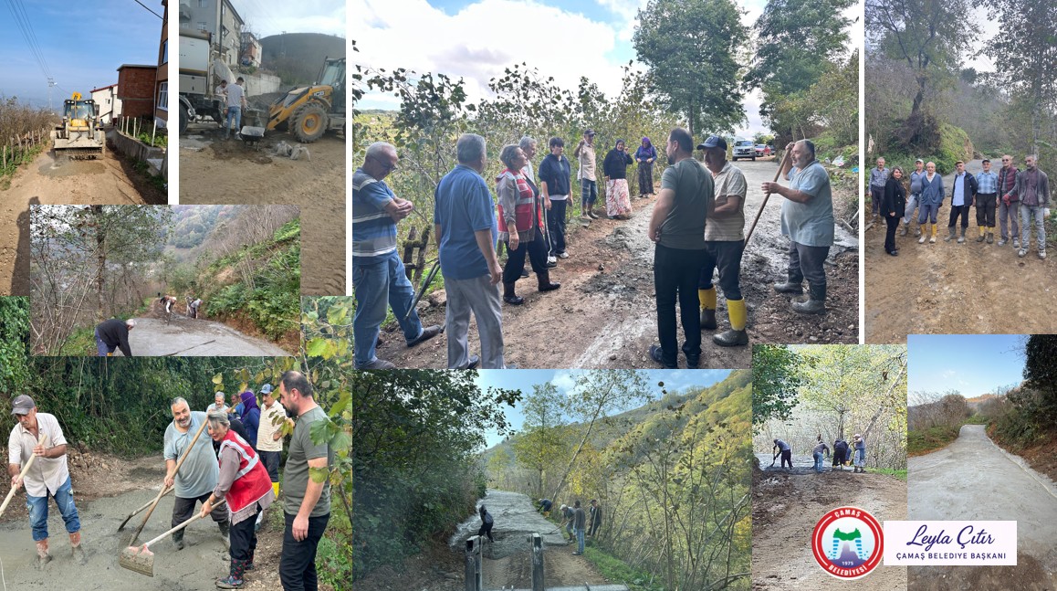 Çamaş’ta Hizmetin Adı: "İmece Seferberliği" – Belediye ve Halk El Ele Verdi!