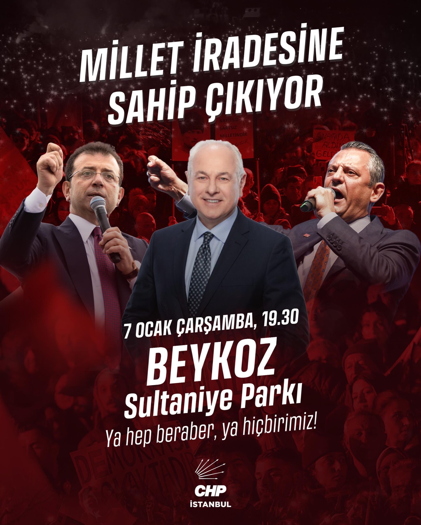 UMUT BEYKOZ’DA: CHP YILIN İLK EYLEMİNİ SULTANİYE PARKI’NDA GERÇEKLEŞTİRİYOR