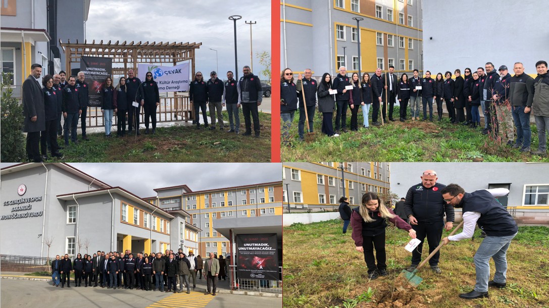 6 Şubat’ta Hayatını Kaybedenler İçin Aydın’da Fidan Dikildi