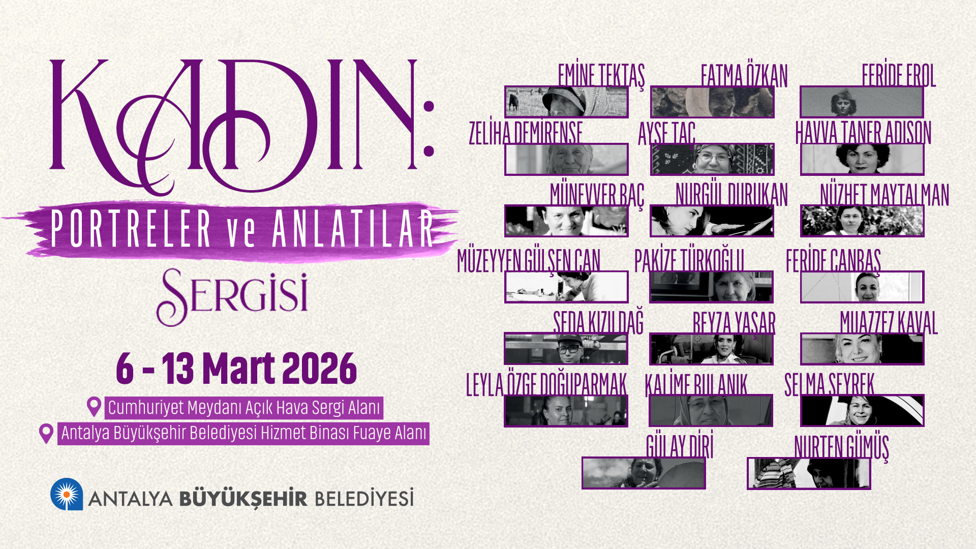 Antalya Büyükşehir Belediyesi, 8 Mart Dünya Emekçi Kadınlar Günü kapsamında anlamlı bir etkinliğe ev sahipliği yapmaya hazırlanıyor.