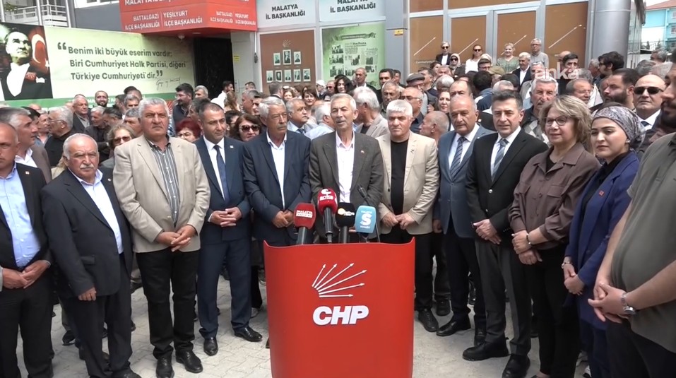 CHP Malatya İl Örgütü'nden Chp Malatya Miletvekili Veli AĞBABA ya tam desdek .