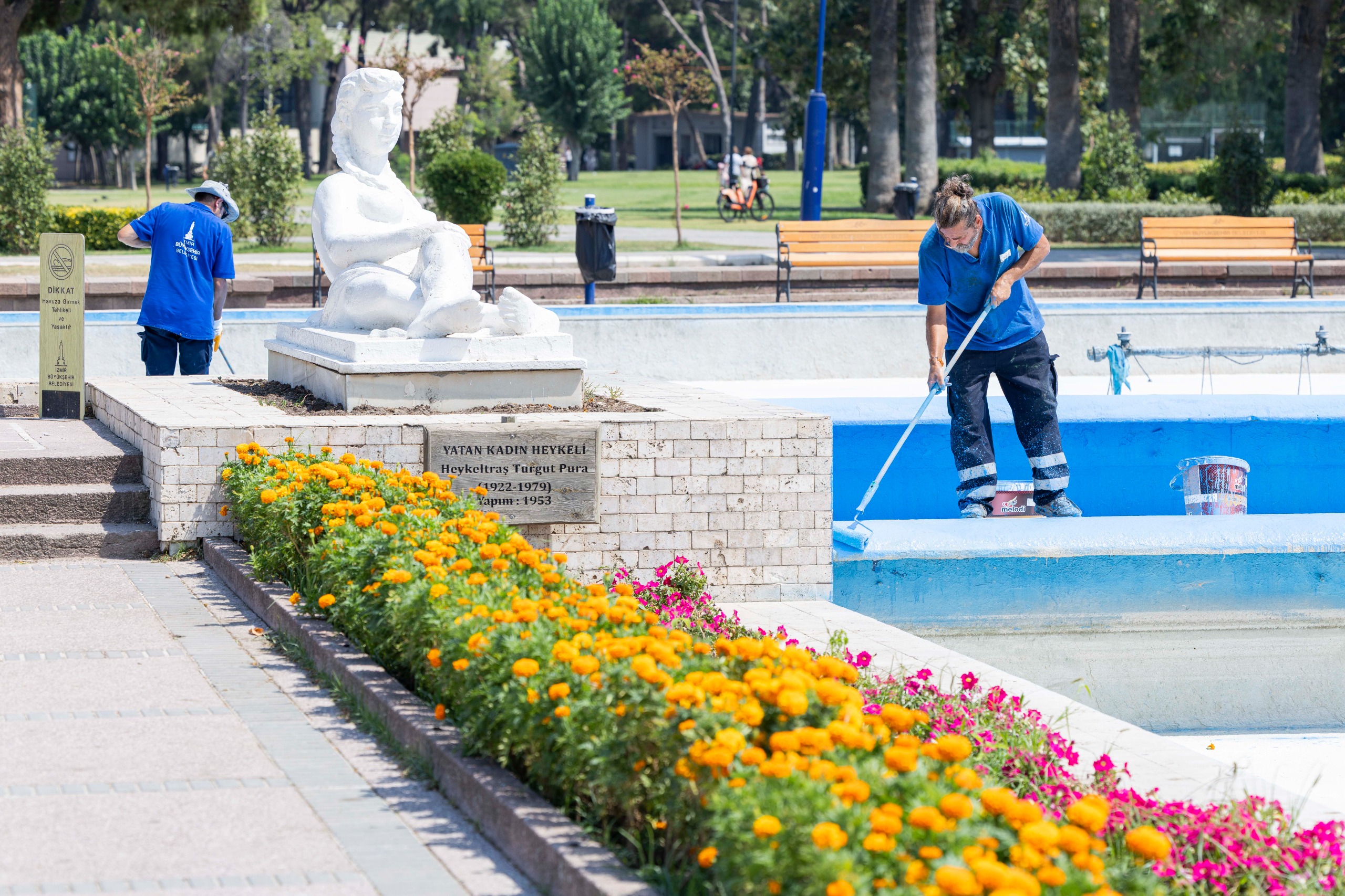 95. İzmir Enternasyonal Fuarı öncesi Kültürpark’ta hazırlıklar hızlandı