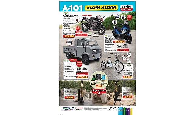 A101'den Elektrikli Kamyonet Satışı