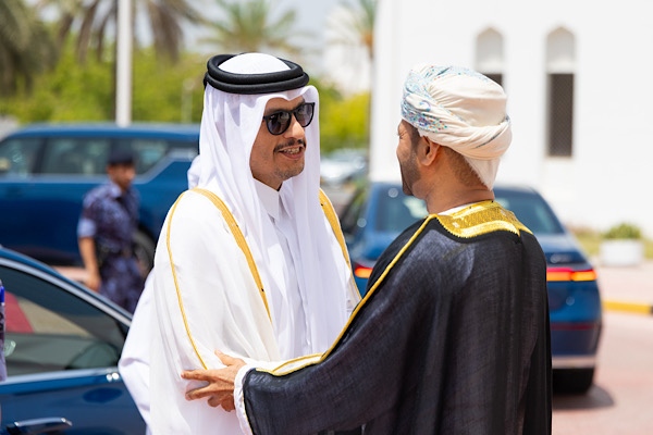 Al Thani, Umman Dışişleri Bakanı Al Busaidi ile bir araya geldi Al Thani, Umman Dışişleri Bakanı Al Busaidi ile bir araya geldi